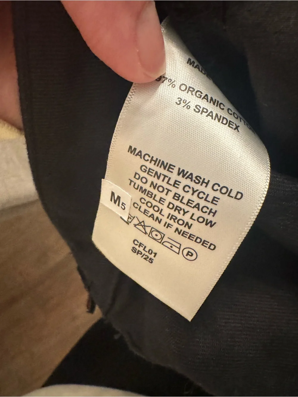 QUINCE Organic Stretch‎ Cotton Twill Straight Leg Cropped Pants